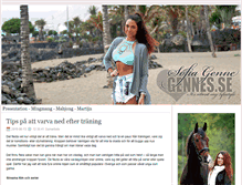 Tablet Screenshot of gennes.se